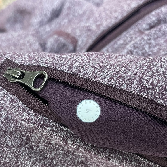Lululemon Stride Jacket II Heathered Black Cherry size 4 - Picture 13 of 14